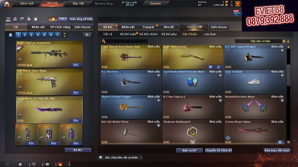shop acc cf uy tin gia re